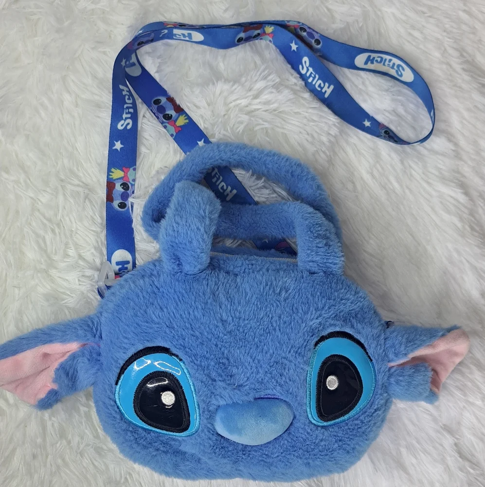 Stitch Plush Cartoon Stitch Crossbody Plush Wallet Shoulder Purse